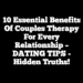 10 Essential Benefits of Couples Therapy for Every Relationship – DATING TIPS