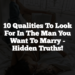 10 Qualities To Look For In The Man You Want To Marry