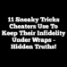 11 Sneaky Tricks Cheaters Use To Keep Their Infidelity Under Wraps