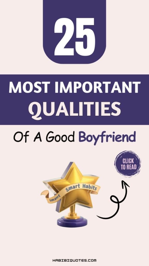 qualities of a good boyfriend