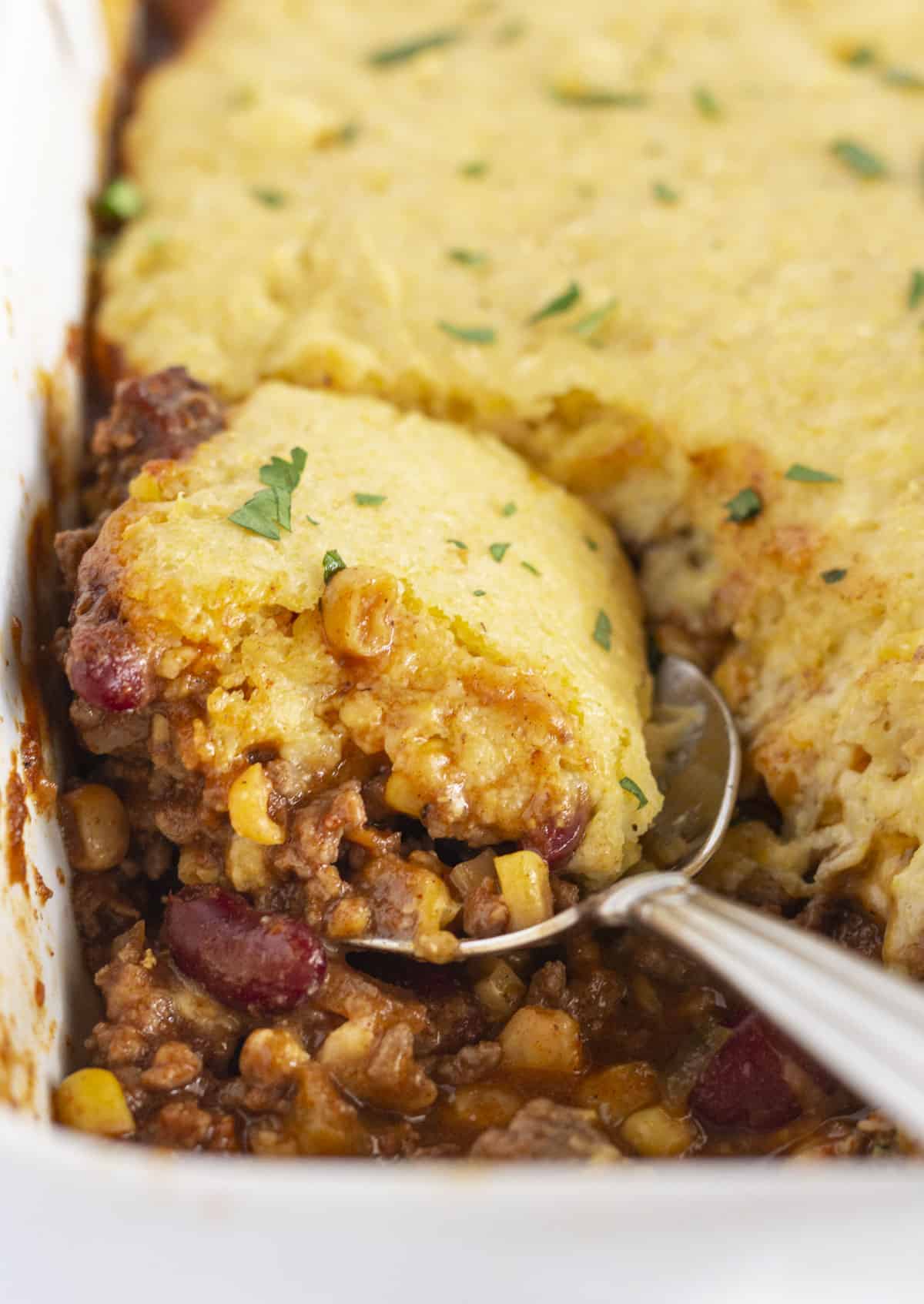 Cowboy Cornbread Casserole