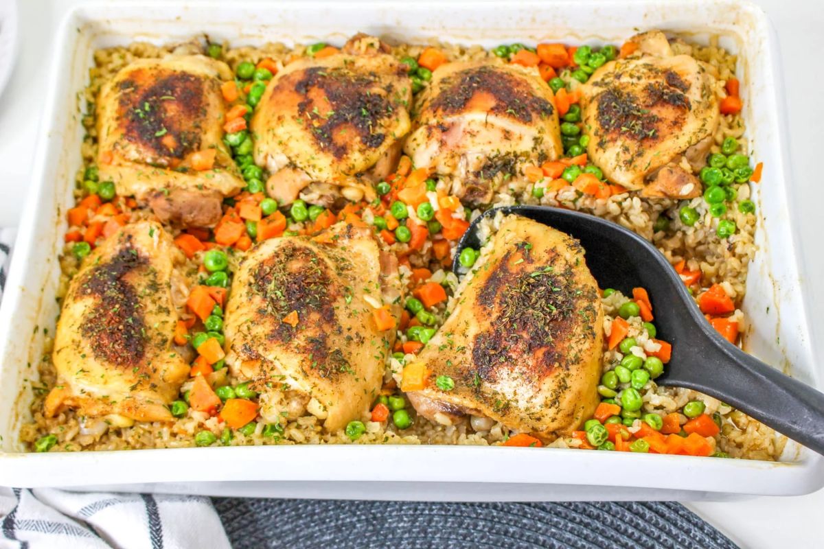 Chicken and Brown Rice Casserole