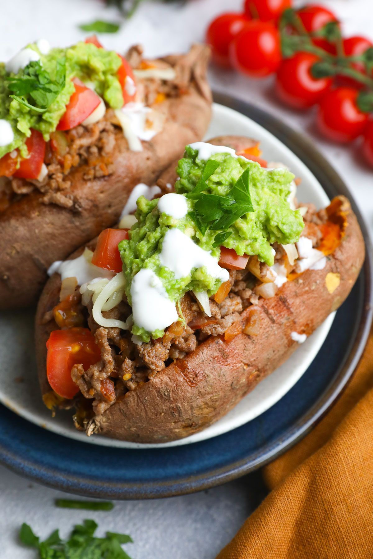 Taco Stuffed Sweet Potatoes