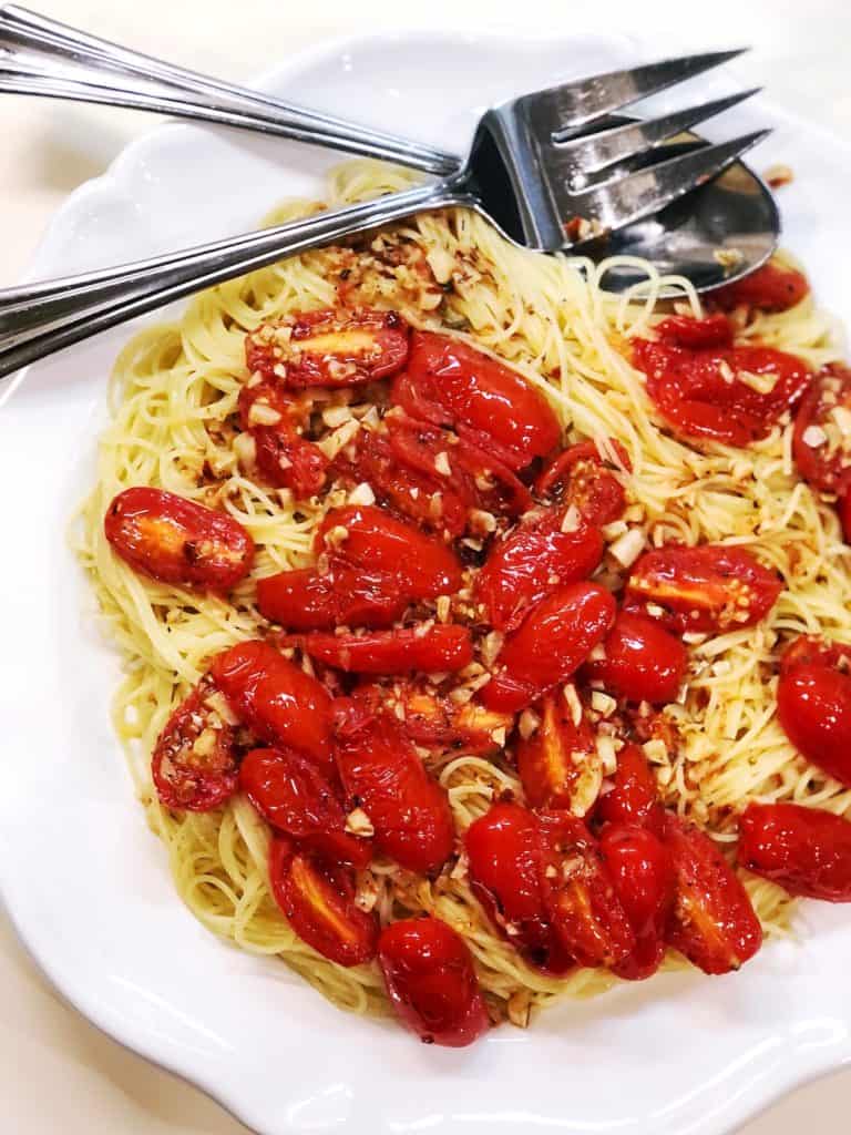 Angel Hair Pasta with Tomatoes and Herbs