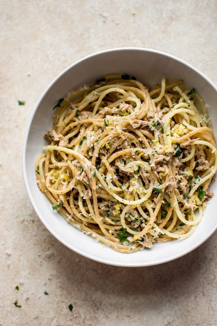 canned tuna pasta