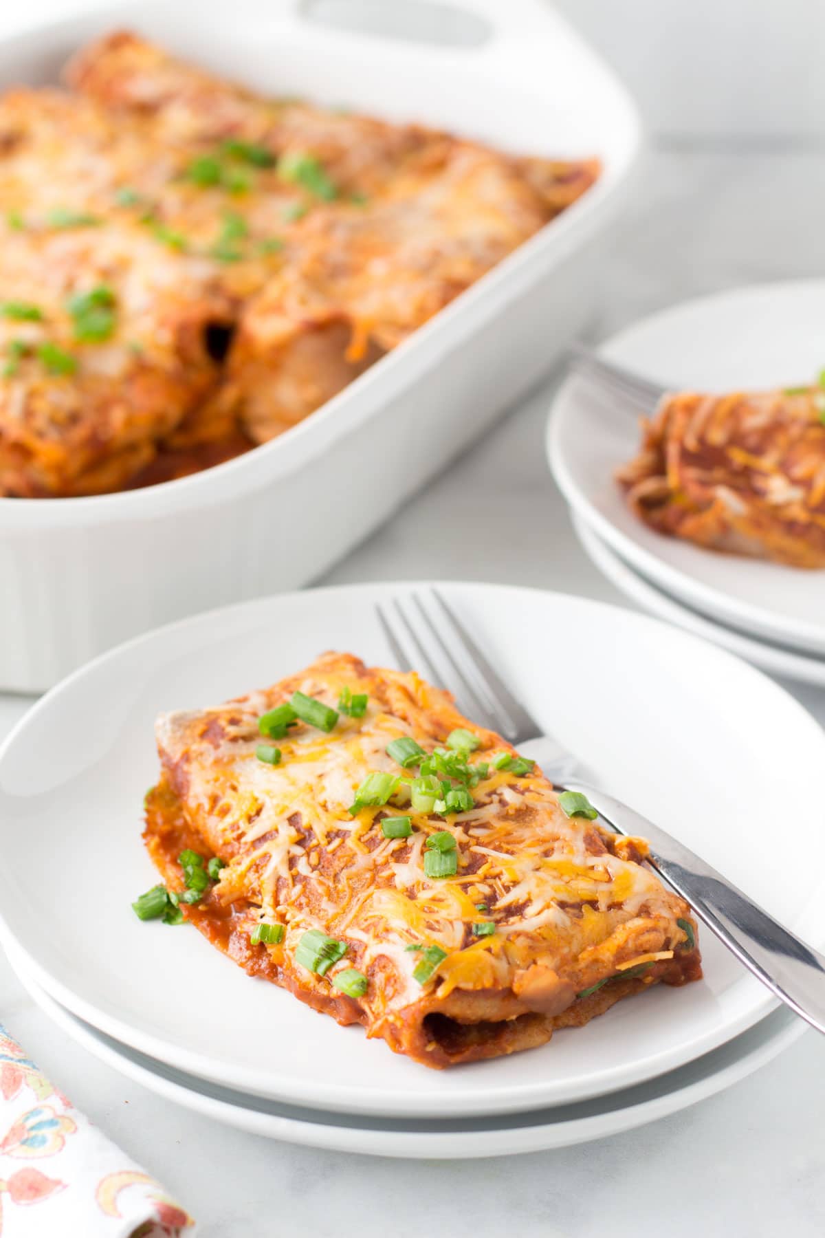 Leftover Turkey Enchiladas