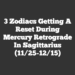 3 Zodiacs Getting A Reset During Mercury Retrograde in Sagittarius (11/25-12/15)