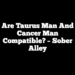 Are Taurus Man And Cancer Man Compatible? – Sober Alley