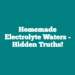 Homemade Electrolyte Waters