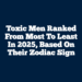 Toxic Men Ranked From Most To Least In 2025, Based On Their Zodiac Sign