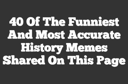 40 Of The Funniest And Most Accurate History Memes Shared On This Page